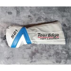 Tour Edge Golf E521 Hot Launch Wood Headcover Adjustable Tag 3-11 Wood CLEAN